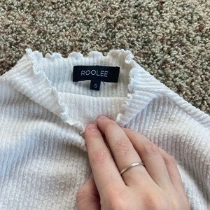 Roolee lettuce edge turtleneck